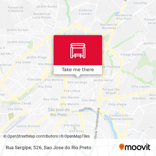 Rua Sergipe, 526 map