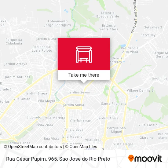Rua César Pupim, 965 map