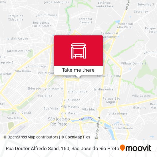 Mapa Rua Doutor Alfredo Saad, 160