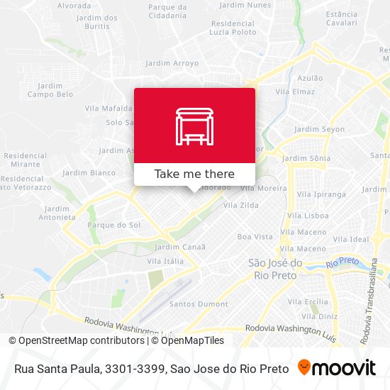 Rua Santa Paula, 3301-3399 map