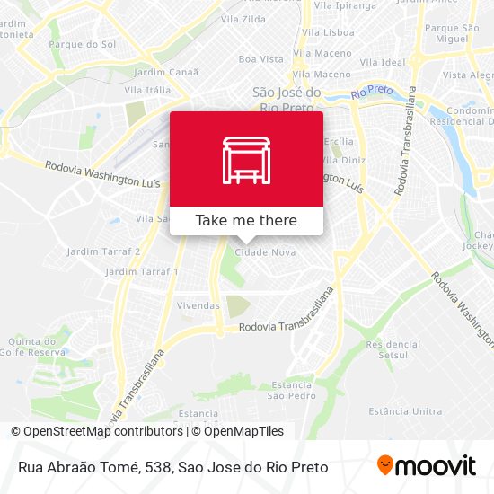 Rua Abraão Tomé, 538 map