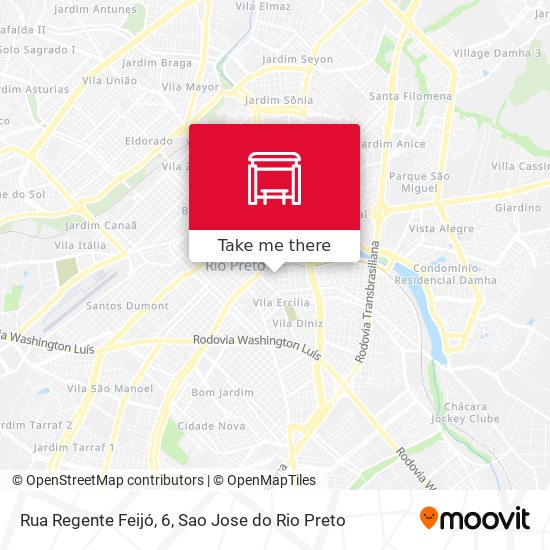 Rua Regente Feijó, 6 map