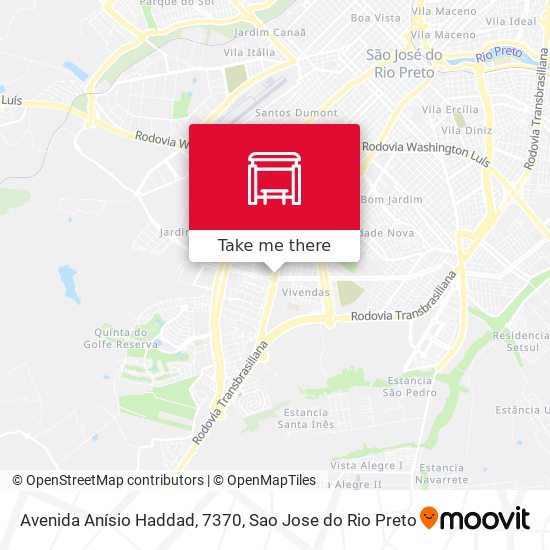 Mapa Avenida Anísio Haddad, 7370