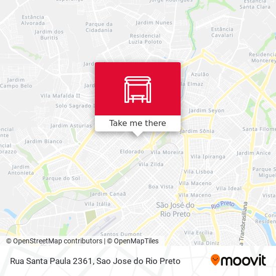 Mapa Rua Santa Paula 2361