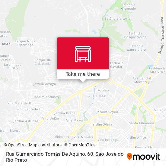 Rua Gumercindo Tomás De Aquino, 60 map