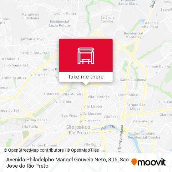Mapa Avenida Philadelpho Manoel Gouveia Neto, 805