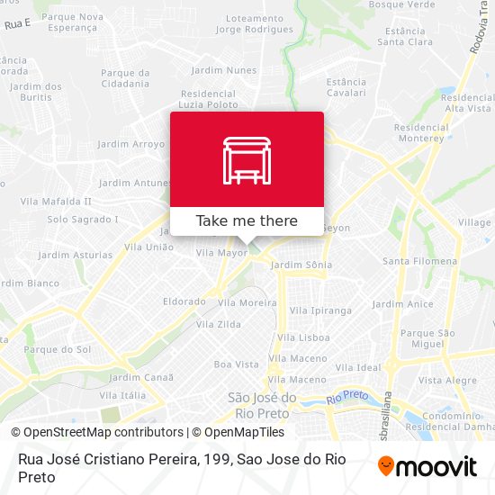 Rua José Cristiano Pereira, 199 map