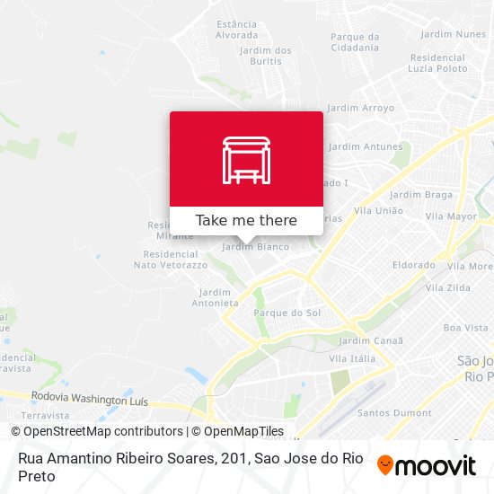 Rua Amantino Ribeiro Soares, 201 map