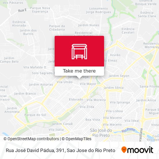 Rua José David Pádua, 391 map