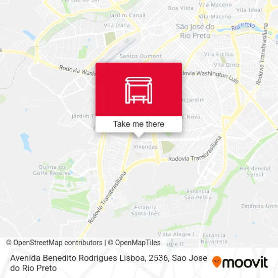 Avenida Benedito Rodrigues Lisboa, 2536 map