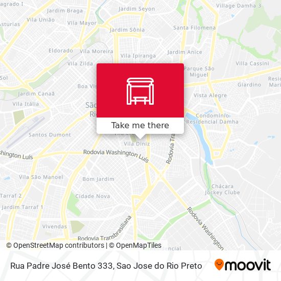 Rua Padre José Bento 333 map