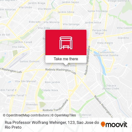 Rua Professor Wolfrang Wehinger, 123 map