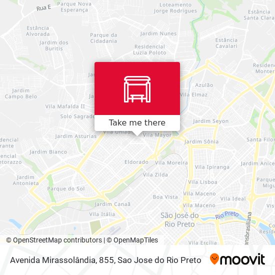 Avenida Mirassolândia, 855 map