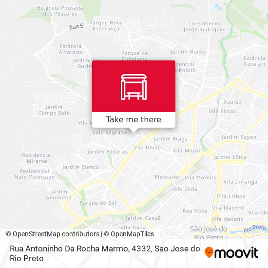 Mapa Rua Antoninho Da Rocha Marmo, 4332