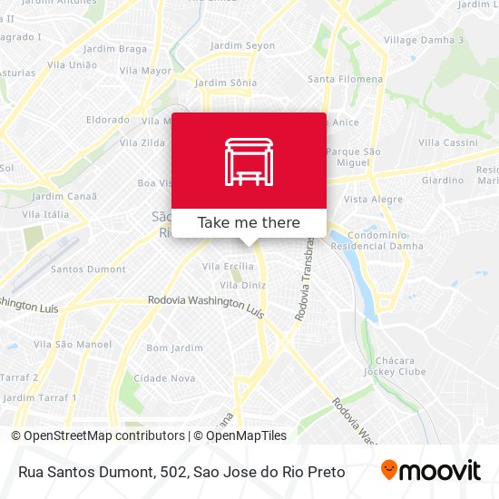 Rua Santos Dumont, 502 map