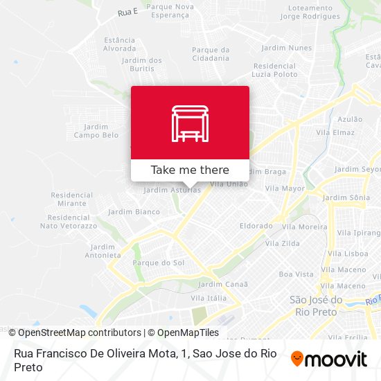 Rua Francisco De Oliveira Mota, 1 map
