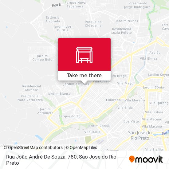 Rua João André De Souza, 780 map
