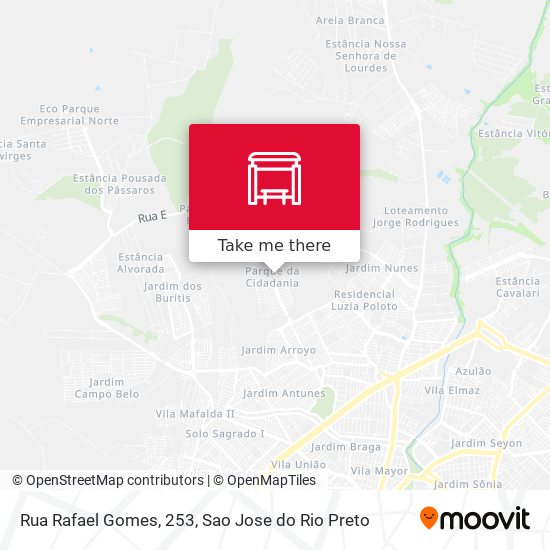 Mapa Rua Rafael Gomes, 253