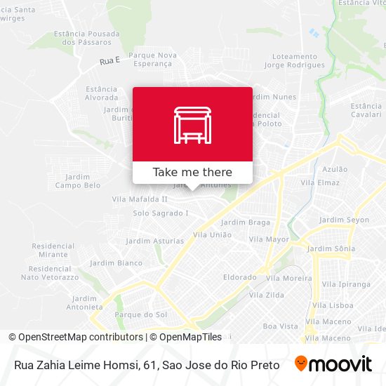 Mapa Rua Zahia Leime Homsi, 61