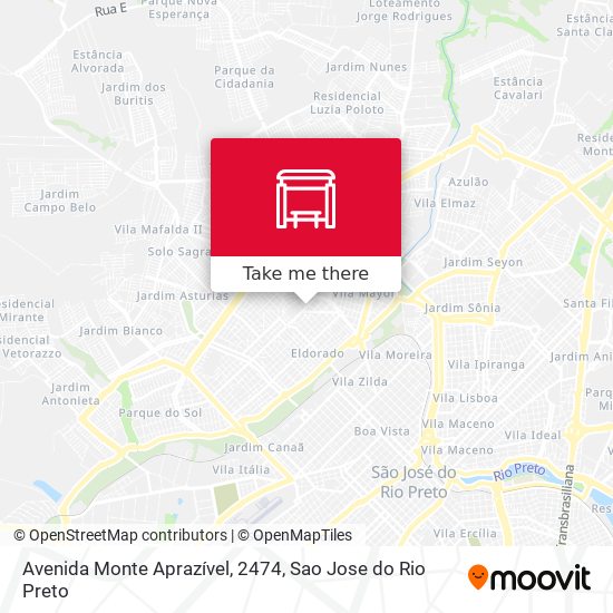 Avenida Monte Aprazível, 2474 map