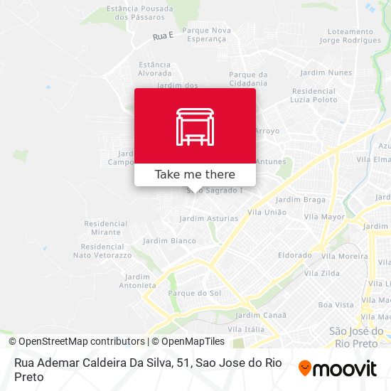 Mapa Rua Ademar Caldeira Da Silva, 51