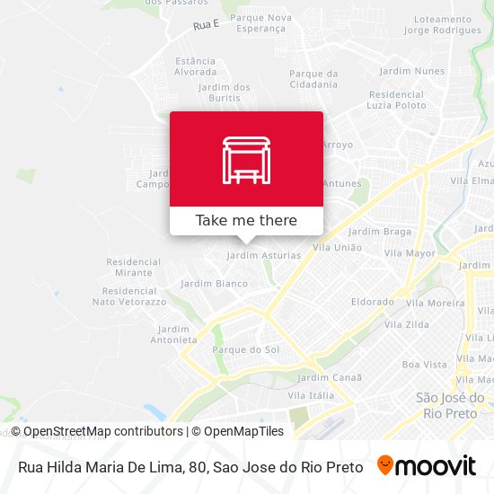 Rua Hilda Maria De Lima, 80 map