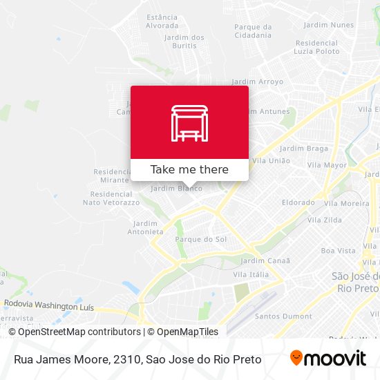 Mapa Rua James Moore, 2310