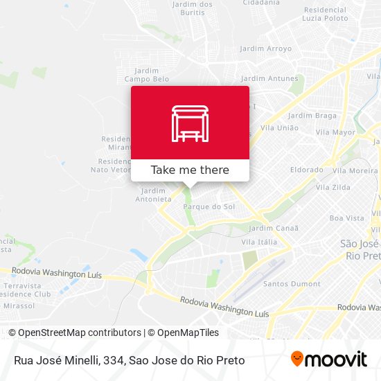 Rua José Minelli, 334 map
