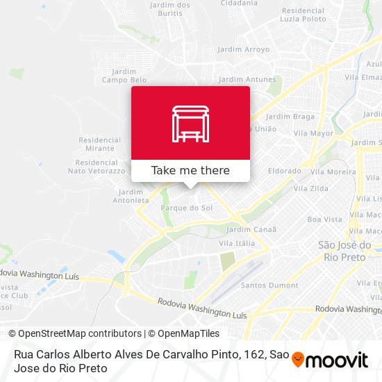 Mapa Rua Carlos Alberto Alves De Carvalho Pinto, 162
