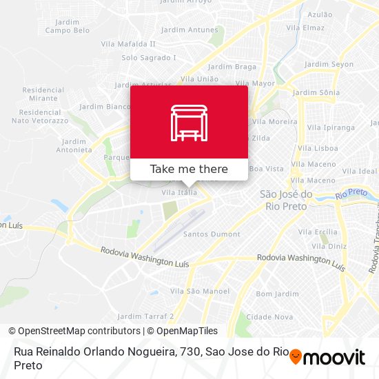 Rua Reinaldo Orlando Nogueira, 730 map