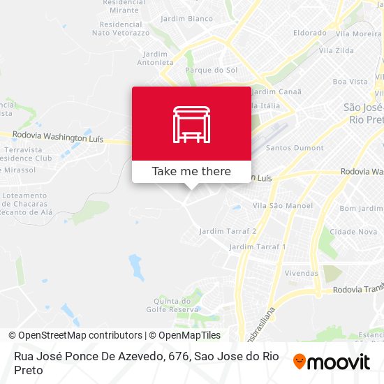 Mapa Rua José Ponce De Azevedo, 676