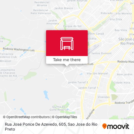 Rua José Ponce De Azevedo, 605 map