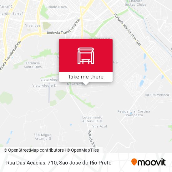 Rua Das Acácias, 710 map