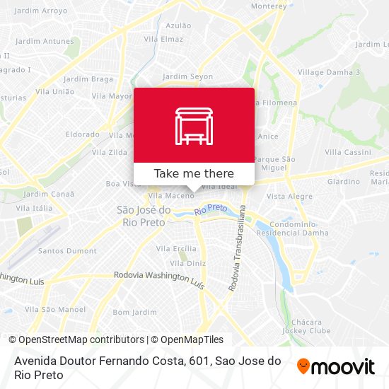 Avenida Doutor Fernando Costa, 601 map