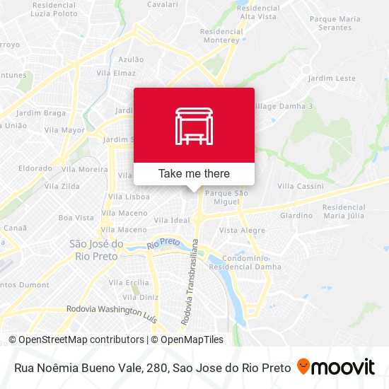 Rua Noêmia Bueno Vale, 280 map