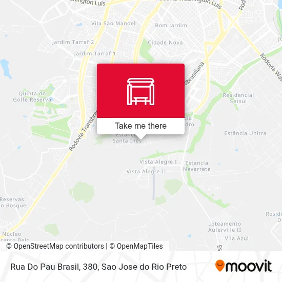 Rua Do Pau Brasil, 380 map