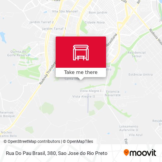 Rua Do Pau Brasil, 380 map