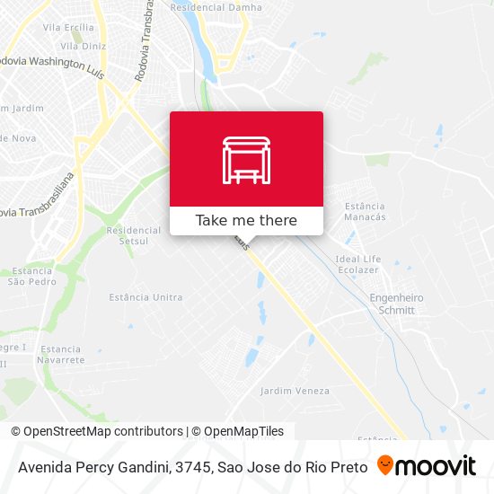 Mapa Avenida Percy Gandini, 3745