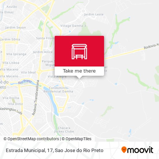 Estrada Municipal, 17 map
