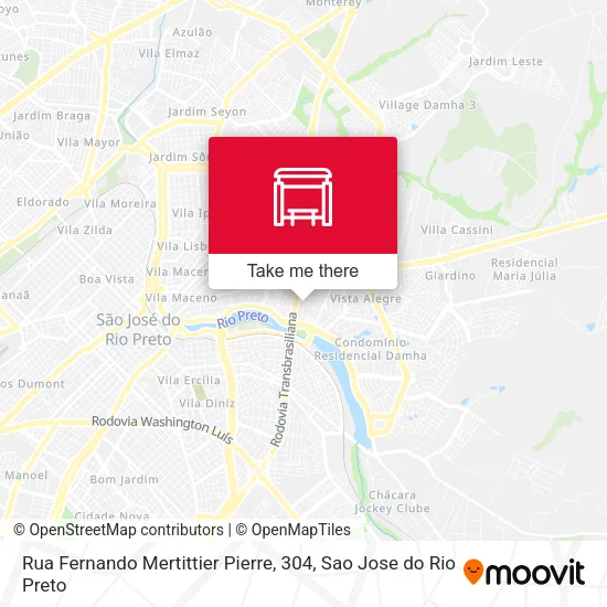 Rua Fernando Mertittier Pierre, 304 map