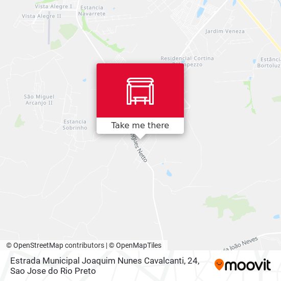 Estrada Municipal Joaquim Nunes Cavalcanti, 24 map