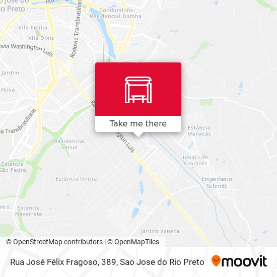 Rua José Félix Fragoso, 389 map