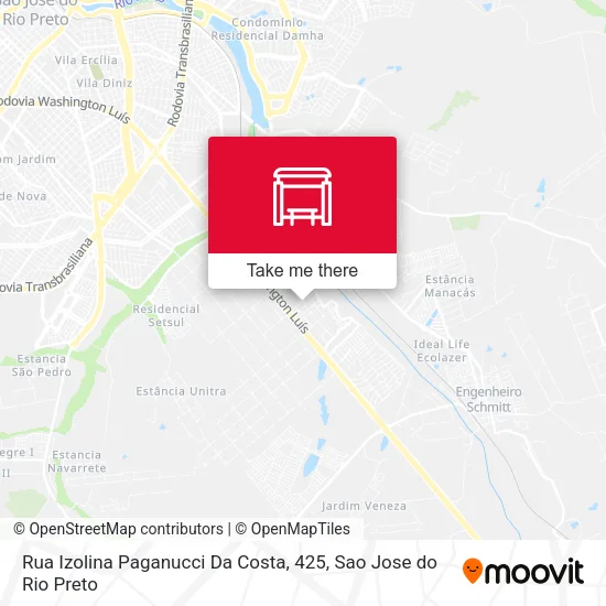 Rua Izolina Paganucci Da Costa, 425 map
