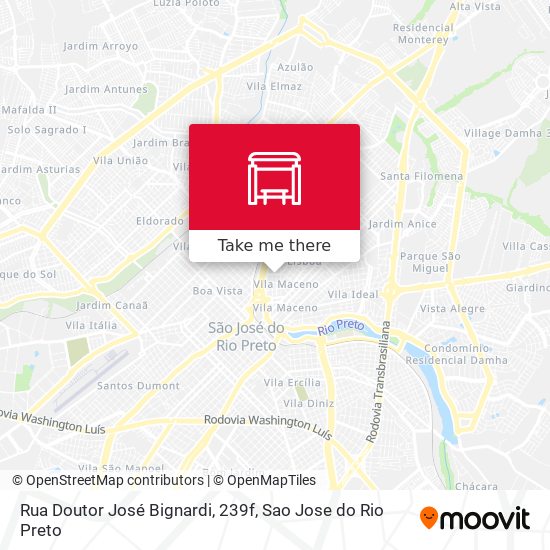 Rua Doutor José Bignardi, 239f map