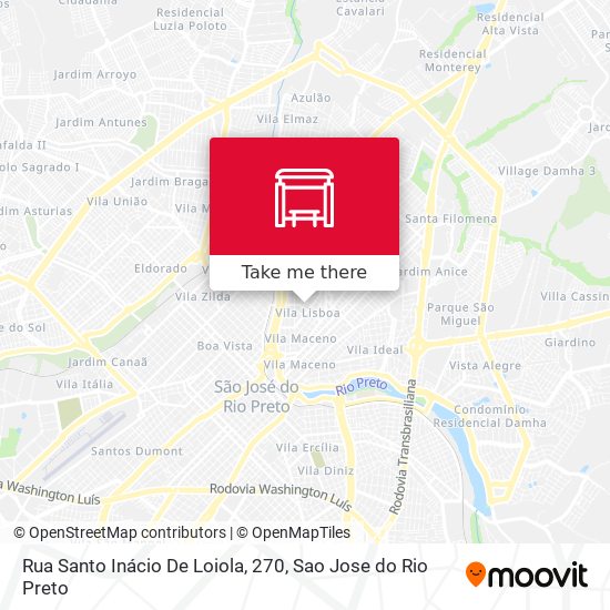 Rua Santo Inácio De Loiola, 270 map