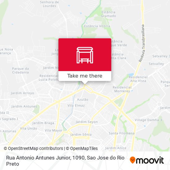 Rua Antonio Antunes Junior, 1090 map