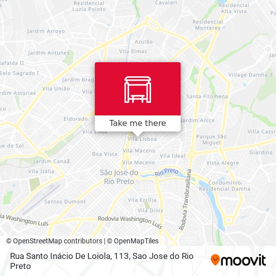 Rua Santo Inácio De Loiola, 113 map