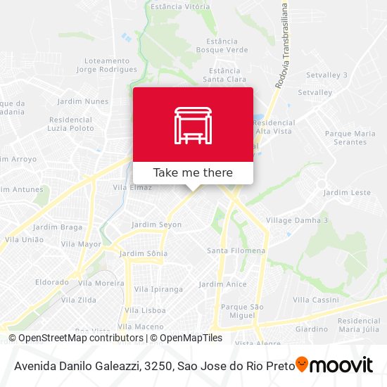 Avenida Danilo Galeazzi, 3250 map