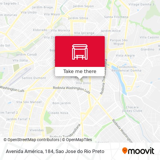 Avenida América, 184 map
