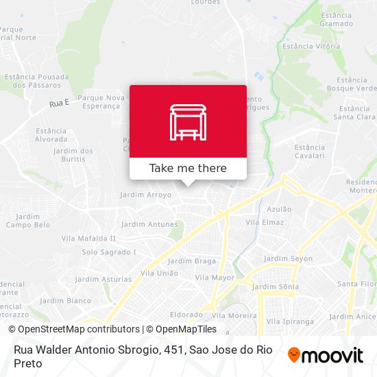 Rua Walder Antonio Sbrogio, 451 map